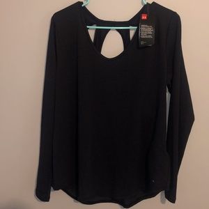 NWT Under Armour Long Sleeve Workout Top SZ Large